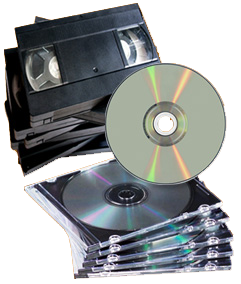 Transfer VHS & 8mm to DVD