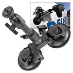 Delkin Devices Fat Gecko Double Knuckle Dual Suction Cup Camera Mount