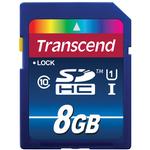 Transcend 8GB SDHC UHS-1 Class 10 300x Secure Digital Memory Card