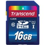 Transcend 16GB SDHC UHS-1 Class 10 300x Secure Digital Memory Card