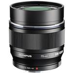 Olympus M.Zuiko Digital ED 75mm f/1.8 Lens (Black)