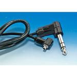 Paramount 15ft Straight PC Male To White Lighting 1/4 In Phono Cord (WL-15S)