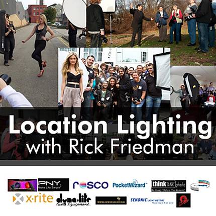 Location Lighting at The Great Falls with Rick Friedman and Models
