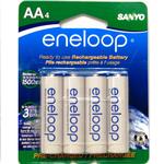 Sanyo Rechargeable Ni-MH AA 4pk Batteries (2000 mAh)