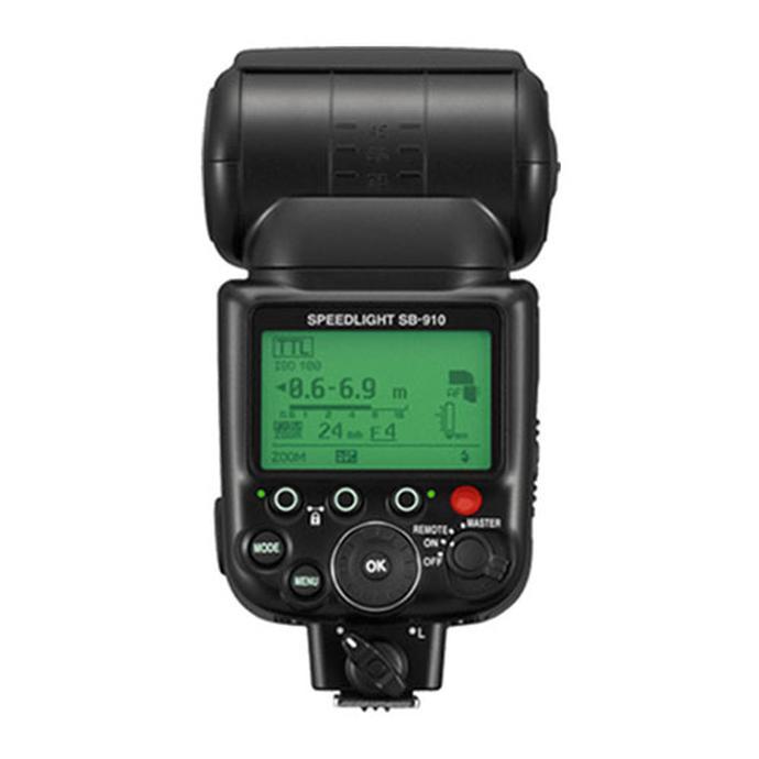 Nikon SB-910 SpeedLight Flash Back
