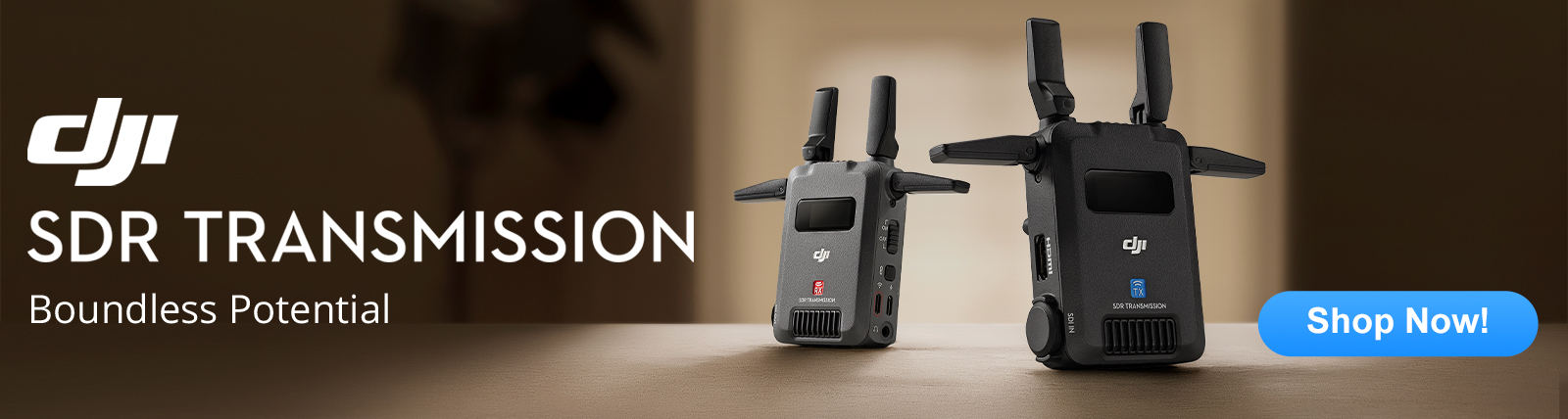 DJI SDR Transmission Shop Now Banner