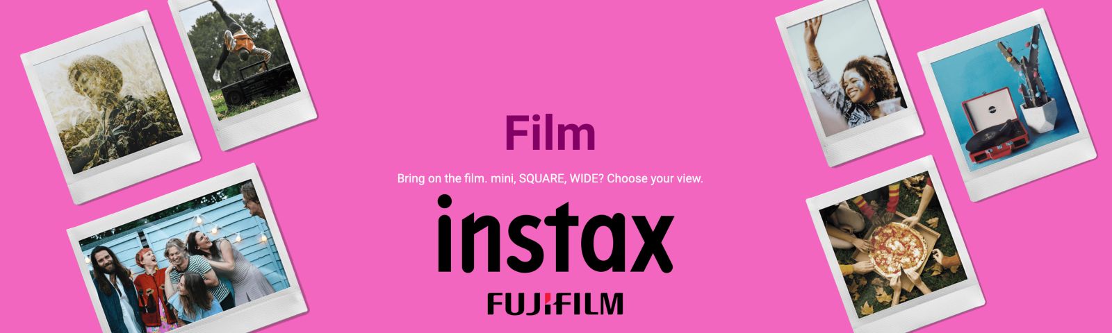 Fujifilm Instax Film Banner