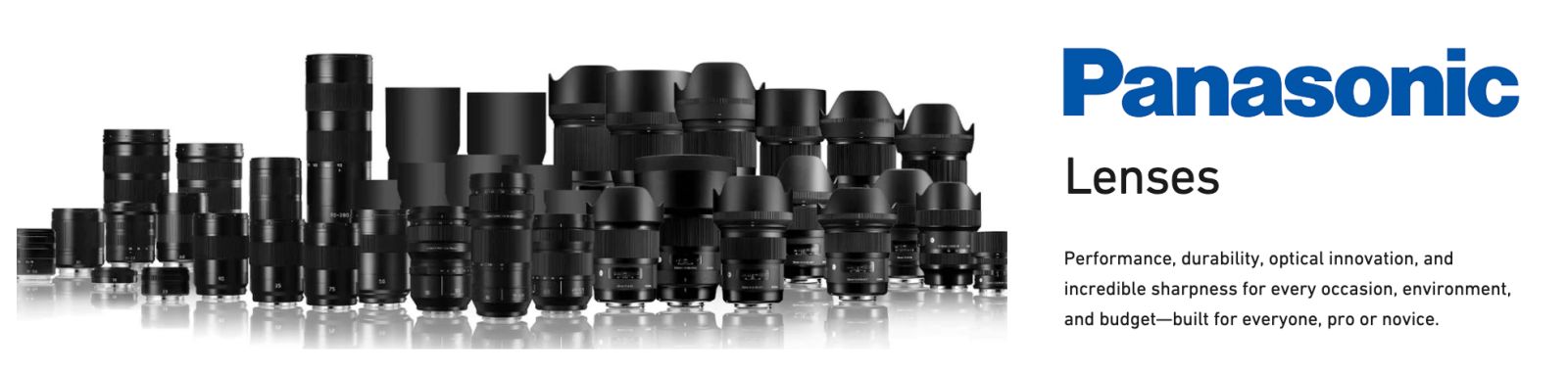 Panasonic Lenses Banner