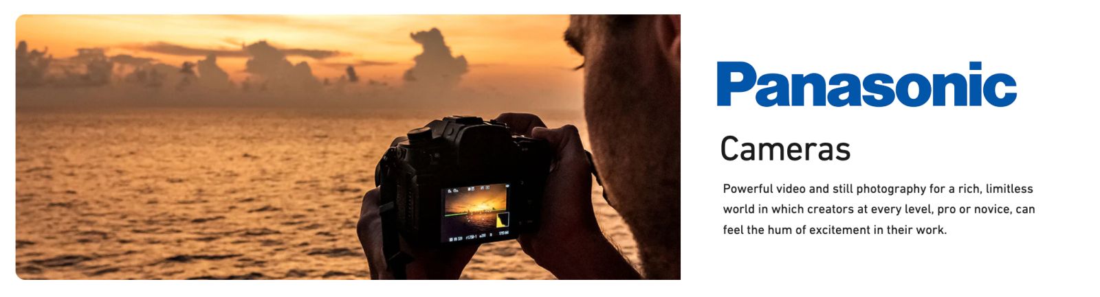 Panasonic Camera Banner