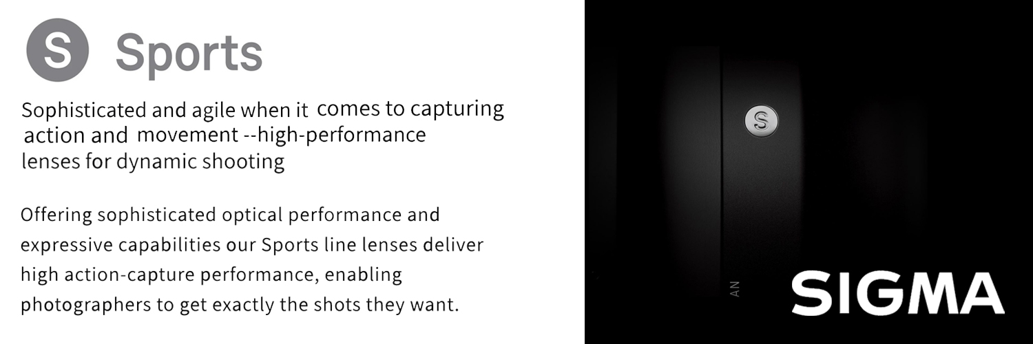 Sigma Sport Lenses Banner