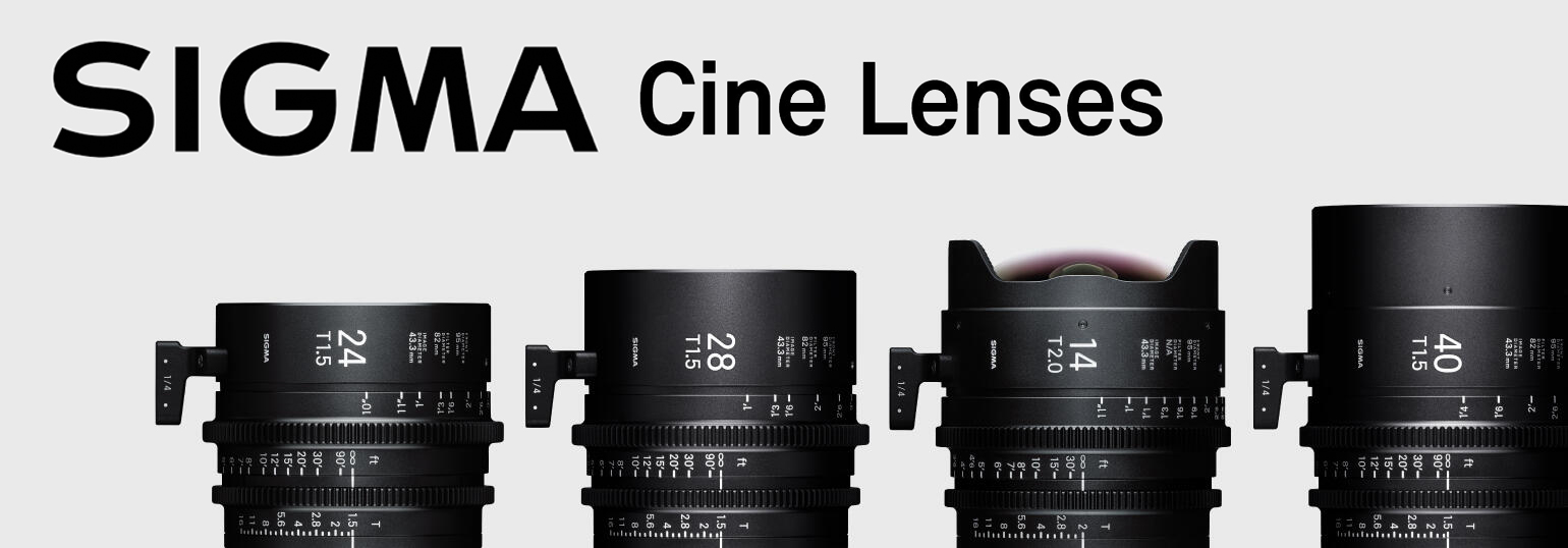 Sigma Cine Lenses Banner