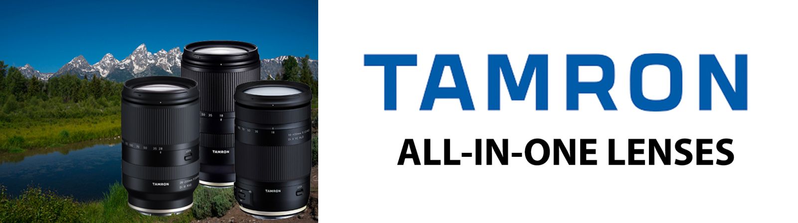 Tamron All-in-One Lenses Banner