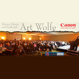 Full crowd for "Between Heaven and Earth" with renowned photographer Art Wolfe this past Tuesday!