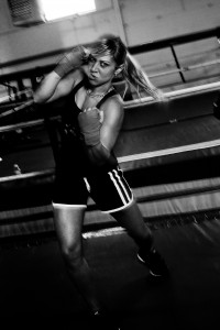 GH2-17 Adrienne throwing some punches