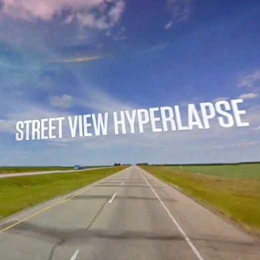 Hyperlapse With Ease Using Google Street View