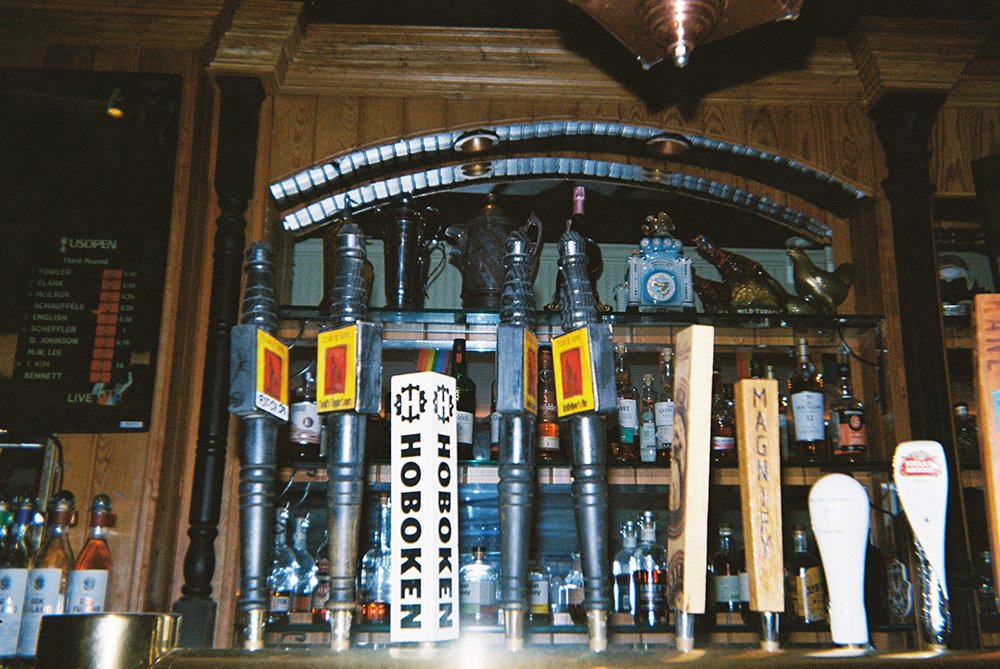 Photo of Bar Beer Handles taken with Fujifilm Superia 400 Film