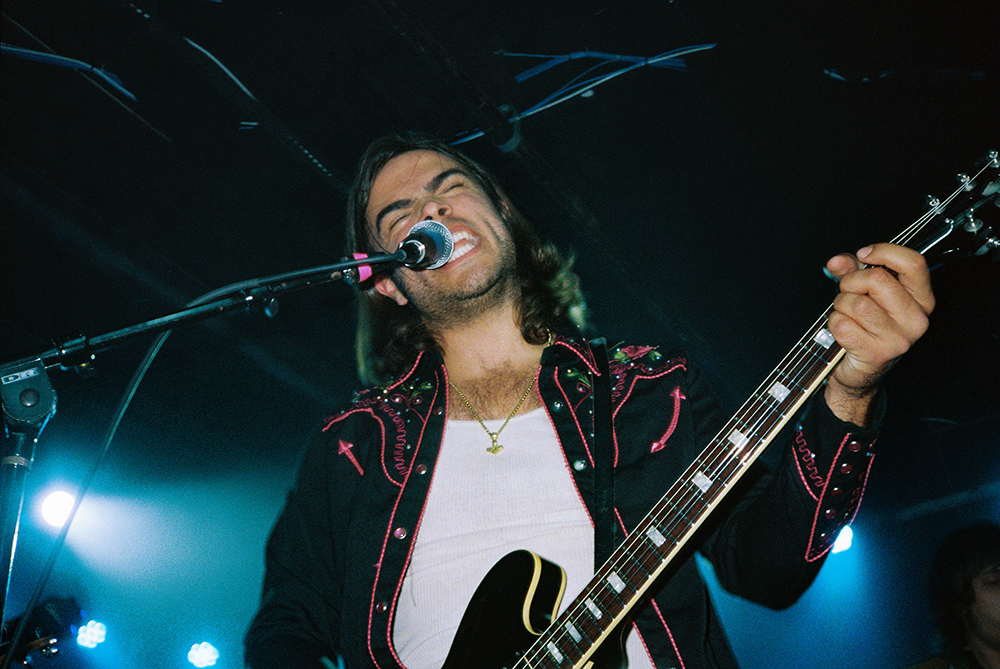 Photo of a Guitarist taken with Kodak Portra 800 Film