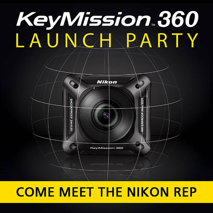 New Nikon KeyMission Action Cams - Launch Party October 28 & 29