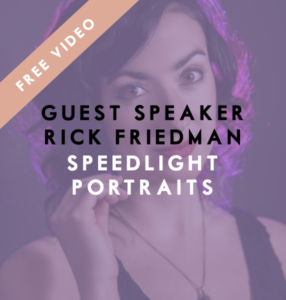 Guest Speaker Rick Friedman: Speedlight Portrait Lighting