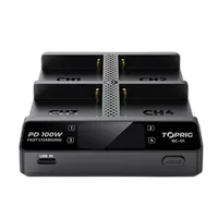 Accsoon TopRig 100W 4-Bay NP-F Fast Charger 1