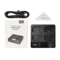 Accsoon TopRig 100W 4-Bay LP-E6 Fast Charger 1