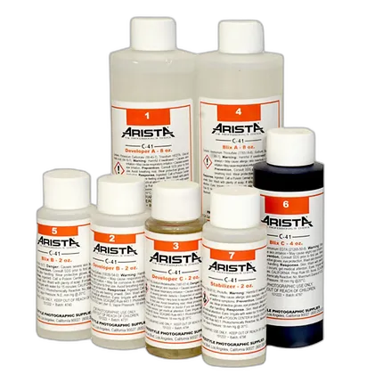 Arista C-41 Liquid Color Negative Developing Kit - 1 Quart