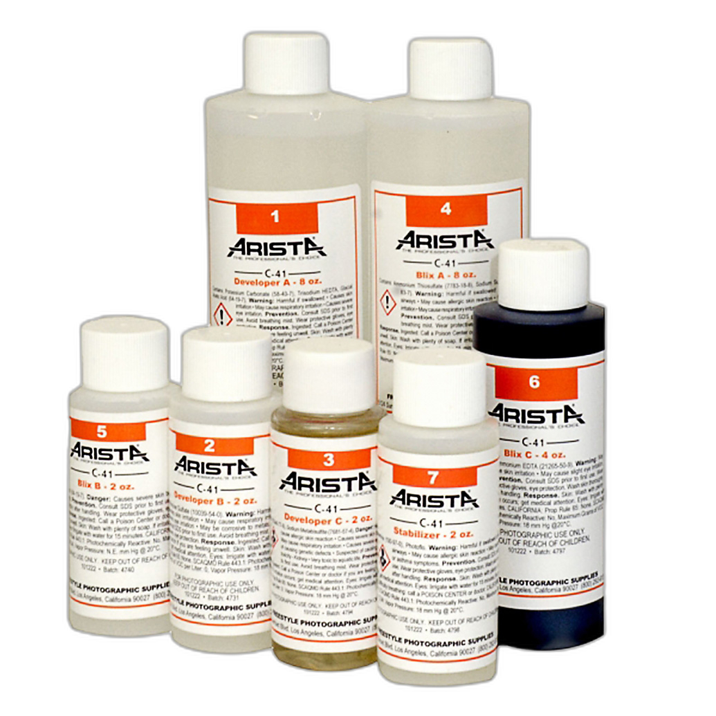 Arista C-41 Liquid Color Negative Developing Kit 1 Quart