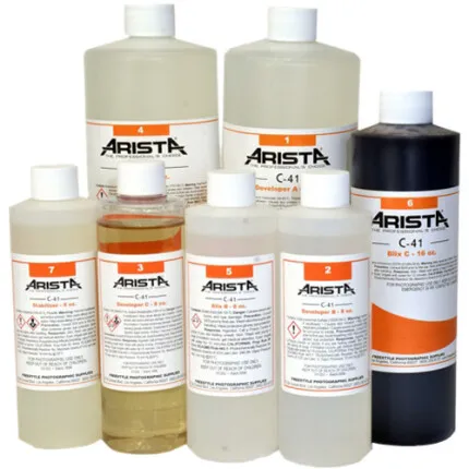 Arista C-41 Liquid Color Negative Developing Kit (to Make 1 Gallon)