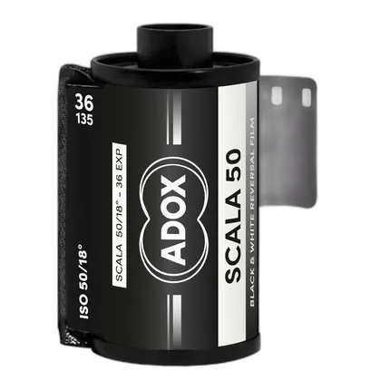 Adox Scala 50 ISO B and W Reversal Film (35mm Roll Film, 36 Exposures)