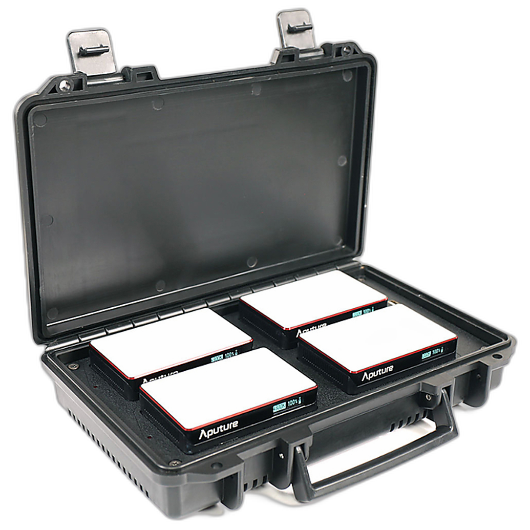 Aputure MC 4-Light Travel Kit with Charging Case