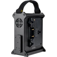 Aputure 2-Bay Battery Power Station (Gold Mount) 5