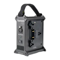 Aputure 2-Bay Battery Power Station (Gold Mount) 0