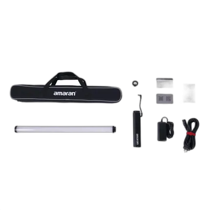 Aputure Amaran T2c RGBWW LED Tube Light with Battery Grip (2ft)