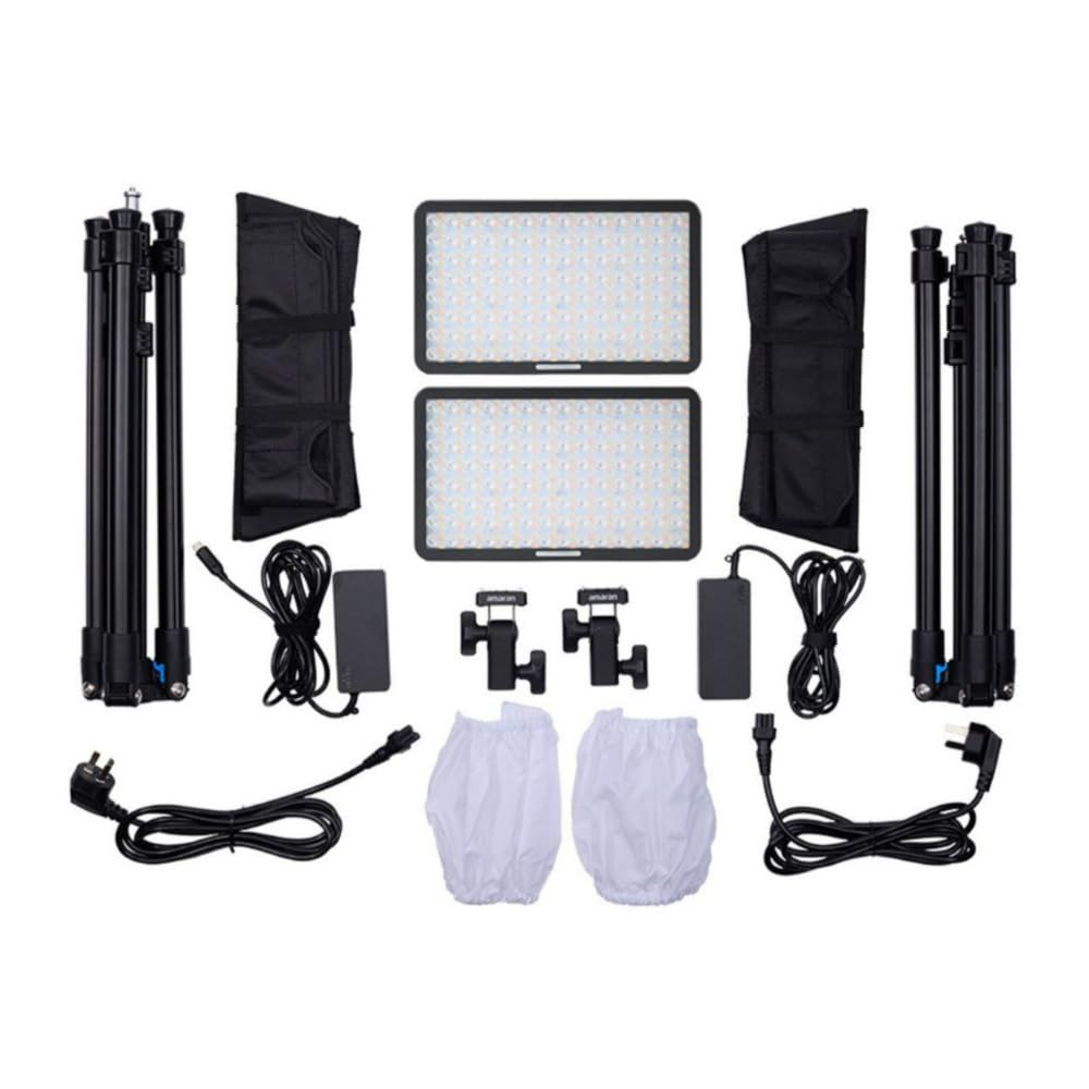 Aputure amaran Pano 60c 2-Light Kit-Charcoal