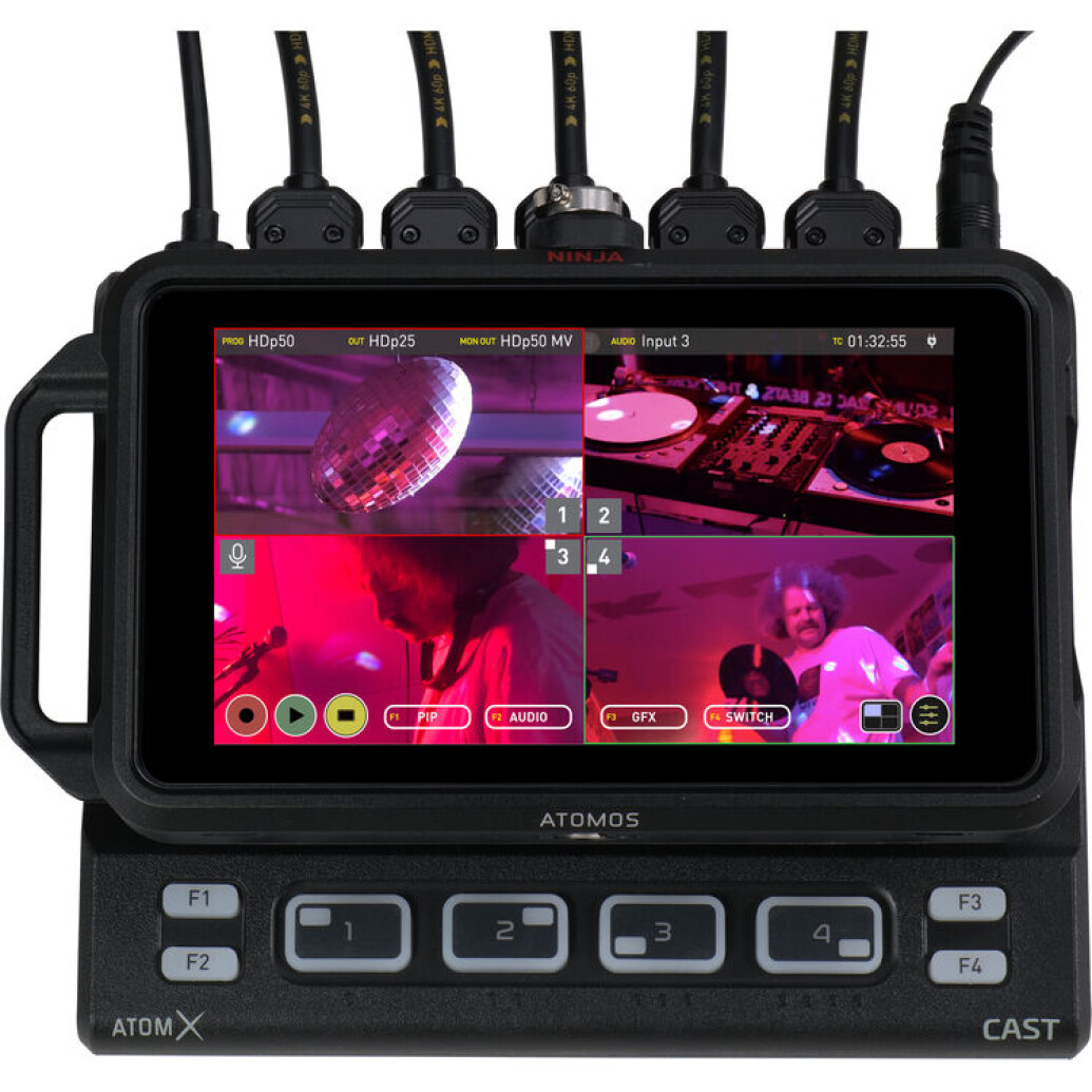 Atomos Ninja V 5 HDMI Recording Monitor with AtomX CAST Switcher