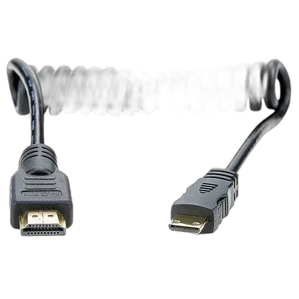 Atomos COILED MINI to FULL HDMI Cable (30cm)