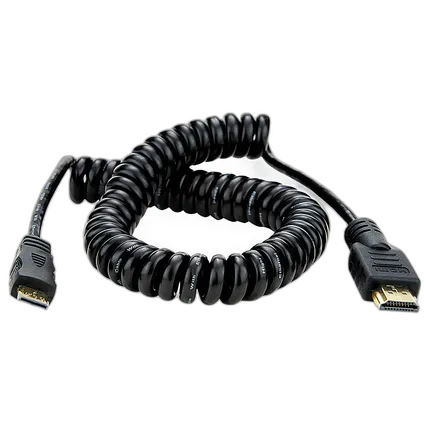 Atomos COILED MINI to FULL HDMI Cable (50cm)