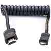Atomos AtomFLEX HDMI (Type-A) Male to Mini-HDMI (Type-C) Male Coiled Cable (