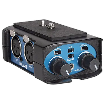 Beachtek DXA-2T Universal Compact Camcorder Audio Adapter