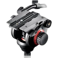 Manfrotto 504HD VD Fluid Video Head with 535 CarbonFiber Tripod Legs  and  Case 2
