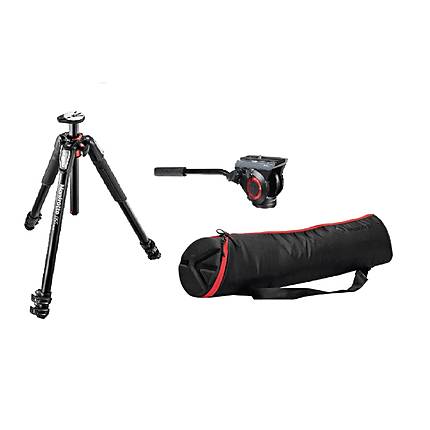 Rentals Manfrotto 055PRO3, 500AH Video Head, and 80P Bag