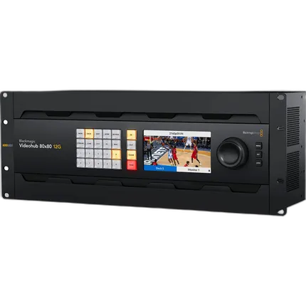 Blackmagic Design Videohub 80x80 12G Zero-Latency Video Router