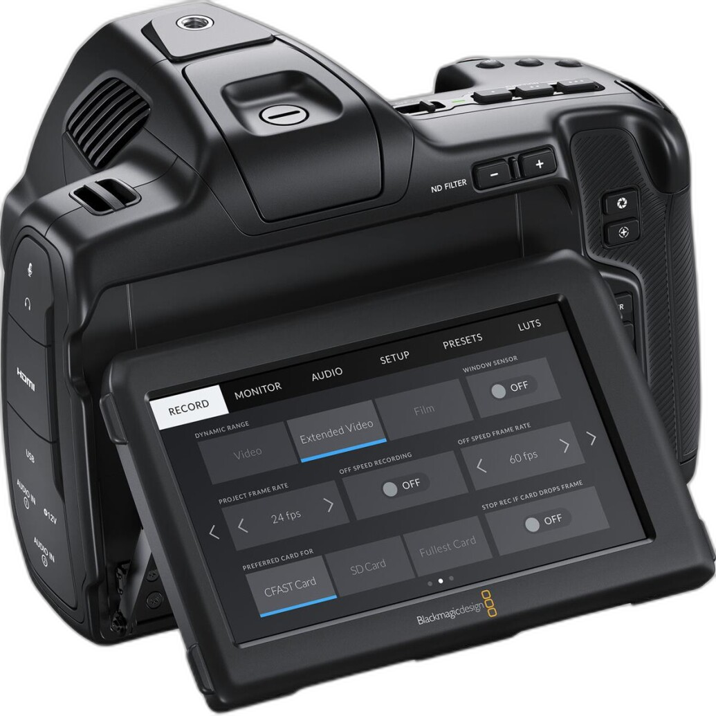 Blackmagic Pocket Cinema Camera 6K Pro rear view