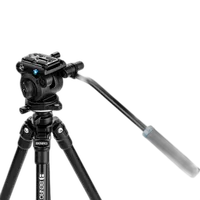 Benro A38FD Series 3 AL Monopod with Locking 3-Leg Base  and  S2PRO Head 5