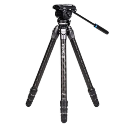 Benro Tortoise Carbon Fiber 3 Series Tripod System with S4Pro Video Head