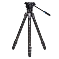 Benro Tortoise Carbon Fiber 3 Series Tripod System with S4Pro Video Head 0
