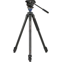 Benro A2573F Aluminium Video Tripod with S4PRO Video Head 0