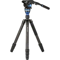 Benro C3883 Aero6 Pro Travel Carbon Fiber Video Tripod with S6PRO Head 0