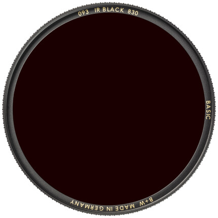 B+W 49mm Basic Infrared Black (830) Filter