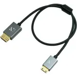 ZILR Hyper-Thin High-Speed Mini-HDMI to HDMI Cable with Ethernet (17.7in) 0